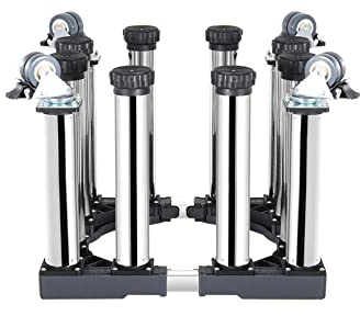 Chariot de meubles réglable avec roulettes – Chariot mobile pour machines à laver, réfrigérateurs, sèche-linge et lave-vaisselle – Base extensible de 40,6 à 63,5 cm pour une mobilité facile