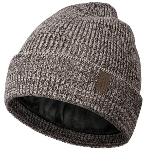 Wmcaps Mütze Herren mit Dickem Warmem Weichem Fleece-Futter | Klassische Modelle, sicherer Sitz, Versatile All-Day, für Outdoor-Arbeiten, Geschenke für Papa und Ehemann