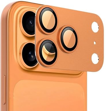 Telefono antiurto Protezione chiara per la parte posteriore della lente della fotocamera telaio in metallo antigraffio, antipolvere, rivestimento idrorepellente, assorbimento degli urti, protezione