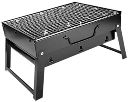 Portable Charcoal BBQ Grill,Folding Lightweight Outdoor Grill for Camping, Picnics, Backyard Cooking,Compact Metal Grill for Easy Travel,Multifunctional Barbecue Grill