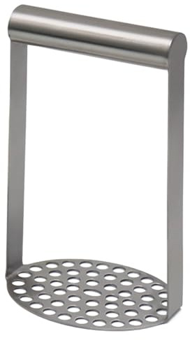 Presse-purée en acier inoxydable – Outil de cuisine robuste, gadget presse-purée de haricots, ustensile de conception de marteau pour purée de légumes, avocat, viande | Accessoire de cuisine facile à