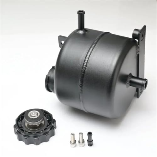 Aluminiumkylmedelshuvudexpansionsöverströmningsvattentank och lockreservoar kan passa för Cooper S R52 R53 02-08 EPJYH877 Servostyrningsolja Behållare