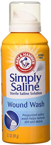 Simply Saline Wound Wash Spray - 3 oz, Pack of 5
