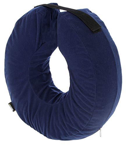 Kerbl Pet Hundehalskrause, aufblasbar, blau, Halsumfang 36-50cm
