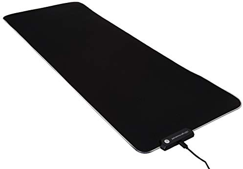 Shot Case LED Mauspad für Asus ROG Tastatur Desktop 7 Farben Wasserabweisend 30x78cm (Schwarz)