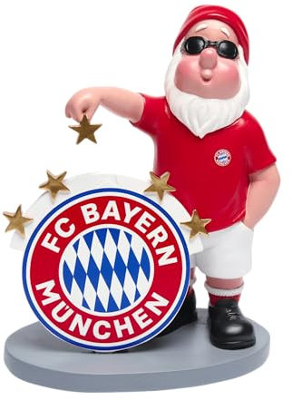 FC Bayern München Gartenzwerg 5 Sterne Rot-Weiß | Fußball