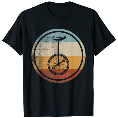 Retro Vintage Einrad Design Einradfahren T-Shirt