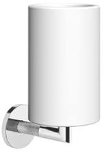 Gessi Anello, portabicchieri a muro, con tazza fissa bianco opaco, 63707, Colorazione: Rame PVD