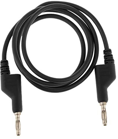 Tiuimk Cavo doppio a banana da 1 m, jack impilabile da 4 mm, filo di rame