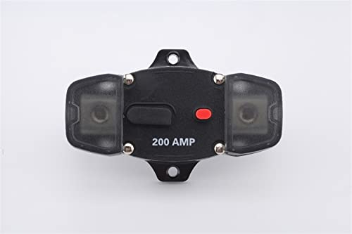TOCOCO 200A 12V Auto LKW Audio Verstärker Leistungsschalter Sicherungshalter AGU Stil Stereo Verstärker Refit 4GA Kabel
