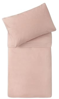 Jollein Barnsängkläder – Twinkling, Wild Rose – 100 x 140 cm – 100% bomull – OEKO-TEX certifierad – baby sängkläder med örngott – set med sängkläder