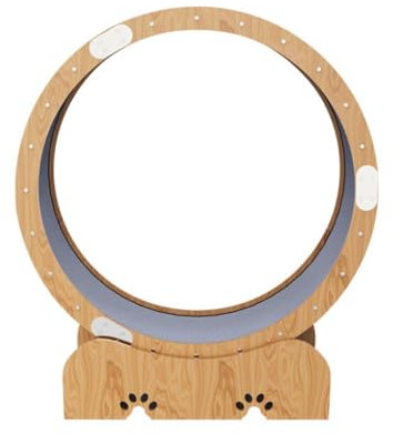 YGDYFDC Cat Wheel Laufband for Katzentraining im Haushalt, Laufband for Katzen, Laufband aus Holz, Heimtierbedarf, Klettergerüst for Katzen Katzenlaufrad(120 * 95 * 130cm)
