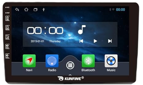 Quad Core 4G+64G Car CarPlay Android Auto 10 IPS Display Navigation Stereoanlage Touchscreen Haupteinheit Pad Tablet Rückfahrkamera GPS Radio Media Player für FIAT 500L 2012-2021