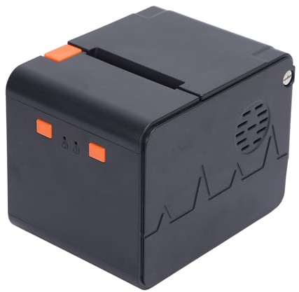 GOWENIC 58mm Thermal -Quittungsdrucker, POS -Quittungsdrucker mit USB- und Drahtloser Verbindung, Support Cash Drawer, Grafikdruck, Geeignet für die Supermarktbank (EU-Stecker)