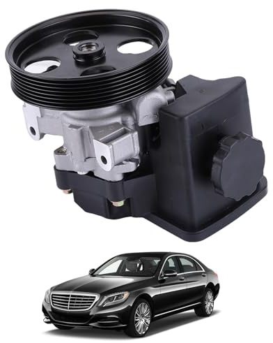 LICHENGTAI Servopumpe Hydraulikpumpe Lenkung Kompatibel mit Mercedes-Benz C-Klasse W203 W204 CL203 S203 2002-2007 Servopumpe Hydraulisch Lenkung mit Riemenscheiben 0034664201