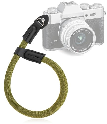 Correa de Mano para Cámara - Correa Muñeca Cámara - Correa Ajustable de Paracord, Sistema de Liberación Rápida, Ultraligera y Resistente, Compatible con Cámaras DSLR, Sin Espejo y Compactas