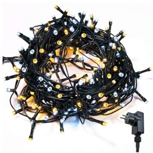 Brightium LED-Lichterkette mit Kupferdraht, 3AA-Batterie, 2 m, kaltweiß, ideal für Dekorationen und Ambiente.
