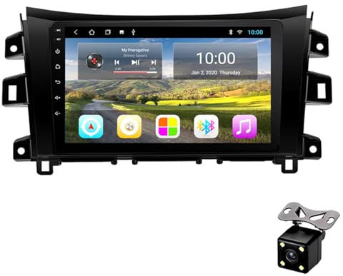 ZhiQin 1+16g,9 Pollici Autoradio Android 12 Stereo GPS Navigation per Navara NP300 2016-2018 Bluetooth Ricevitore FM Supporto WiFi/SWC/2 Porte USB+Fotocamera Posteriore