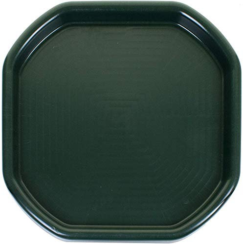 Eason Bros - Small Mixing Tray 70cm x 70cm Octagonal Sand Pit Tray Kids Messy Activities Plastic Tuff Spot Board Water Sand Activities Sand Plastering Concrete & Mortar Mixing Tray (1, Dark Green)