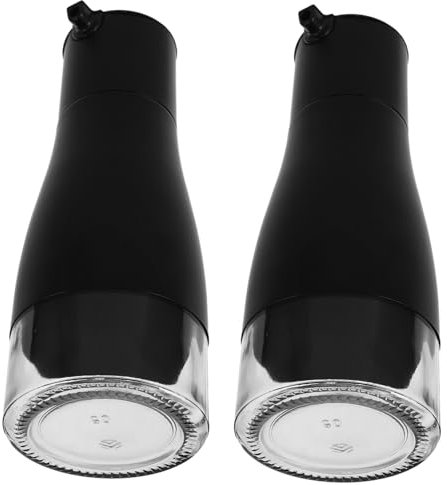 ULTECHNOVO 2piezas Botellas Dispensadoras De Vidrio Para Condimentos De Jarra Antigoteo Para Aceite y Vinagre Para Cocina y Ensaladas Botella Dispensadora De Aceite