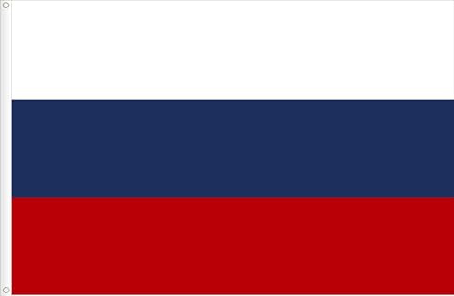 DRAPEAU DE LA RUSSIE. QUALITÉ Satin PREMIUM GRANDE TAILLE 150X90 CM