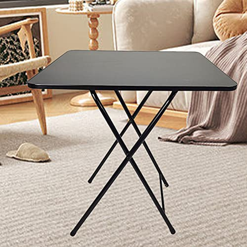 Générique Table Pliante Carrée 4 Personnes – Petite Table Pliante Intérieur Extérieur, Table Compacte pour Cuisine, Jardin, Bureau ou Table d’Appoint Pliable Design Moderne