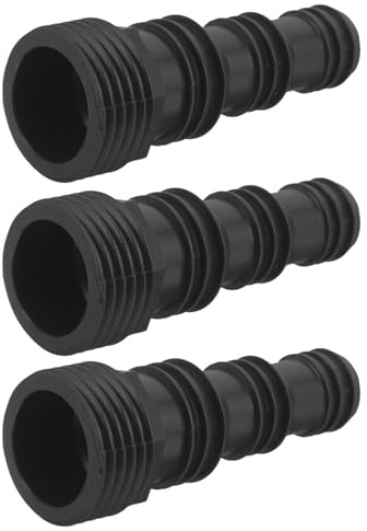 PAMINGONO 3 Stück Teiliges Gartenschlauch Verbinder aus Kunststoff Schnellkupplung Schlauchadapter Robust und Druckbeständig Kompatibel mit Hochdruckreinigern und Bewässerungsgeräten