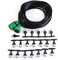 Impianto di irrigazione Automatico Impianto di irrigazione a Goccia di irrigazione a Goccia Kit di spruzzatori Giardino per Letto di Fiori, Patio, Atrio, Giardino Piante da