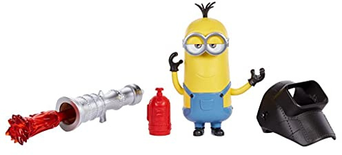 Minions figurine articulée Kevin et son lance-flamme, jouet pour enfant, GMD91