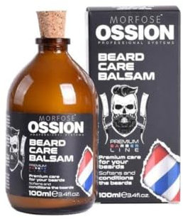 Morfose Ossion PBL Beard Care Balsam 100 ml - Aceite Premium Para El Cuidado De La Barba y El Bigote