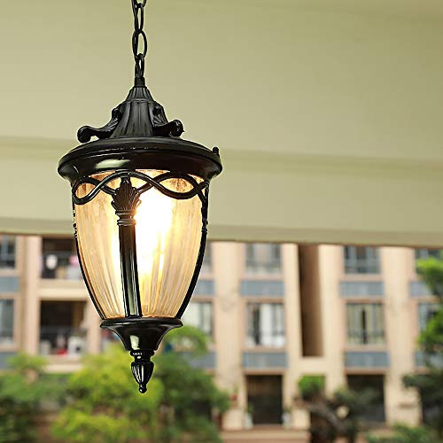 Luminaires d'extérieur Continental Vintage IP65 Lustre étanche Jardin Couloir Pavillons Balcon Casier à Raisins Suspension intérieure et extérieure