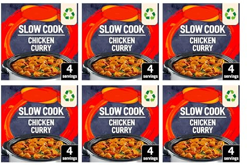 Slow Cook Chicken Curry Recipe Mix, 33g, No Artificial Colours, Pack of 6