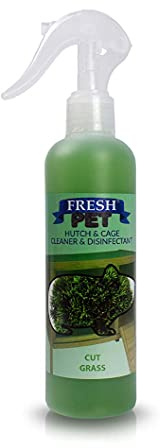 Fresh Pet Rodent Specialist Disinfectant Rabbit Hutches and Cages 250ml | Cut Grass scented powerful cleaner, disinfectant and deodoriser, effectively destroying a wide spectrum of bacteria, fungi