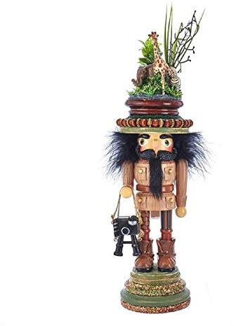 Kurt Adler Hollywood Zoo Menagerie Wooden Christmas Nutcracker 15 inch HA0447 New