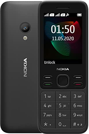 Nokia 150 (2020) Dual SIM Feature Mobile Phone, 2.4 Display, Camera, FM Radio, MP3 Player, Expandable MicroSD up to 32GB, RED