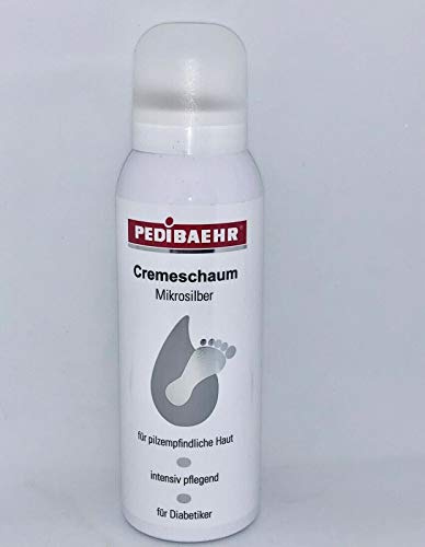 Pedibaehr Crema schiuma microargento per pelli sensibili ai funghi (125 ml)