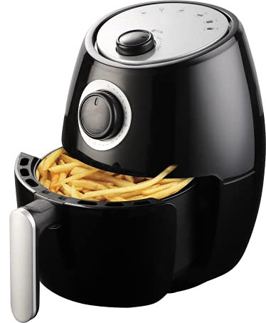 Econo 2.0 L Air Fryer with Rapid Air Technology for Healthy Cooking 99% less Oil, 30 mins timer, 2.0L, 1000W Black
