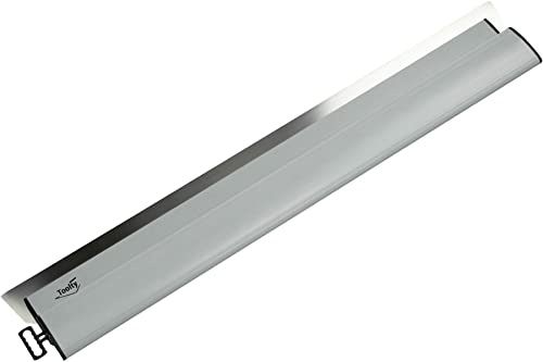 Toolty Skimming Spatula - Finishing Trowel - 800 mm (31.50 inch) - Stainless Steel Blade - with PVC Handle - for Finishing and Smoothing - DIY - TLTY-4847