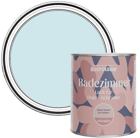 Rust-Oleum Blue Moisture Resistant Bathroom Wood and Cabinet Paint in Satin Finish - Duck Egg 750ml