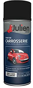 Julien Peinture Aérosol Relooking pour Carrosserie - Voitures et 2 roues - Noir Magic Nacre 400ml