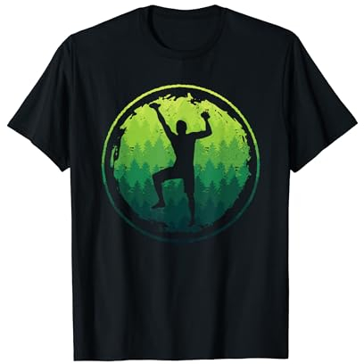 Bouldern Freiklettern Jungen Berge Klettern Kinder T-Shirt