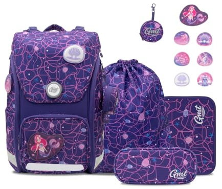 GMT for Kids Schulrucksack 23L Schultasche Jungen Mädchen Schulranzen für 1-4. Klasse