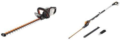 WORX WG286E.9 Nitro Profi Akku Heckenschere 40V & WG252E.9 Akku Teleskop Heckenschere - 45cm Schnittbreite