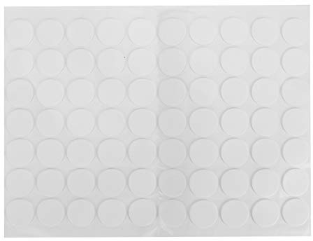 70 Stück Doppelseitige Klebepunkt-Aufkleber, Runde Aufkleber, Acrylsäure, Transparent, Zum Entfernen von Wasserfesten, Stark Haftenden Aufklebern für die Küche