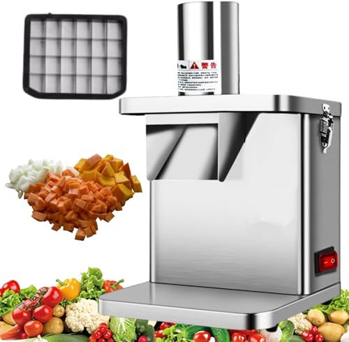 LFfwynog Tritatutto da Cucina, Grattugia da 250 W Macchina per Insalata Professionale, Grattugia Elettrica per Cucina, Grattugia Tritatutto per Insalata, Macchina,12.5 * 14.7mm