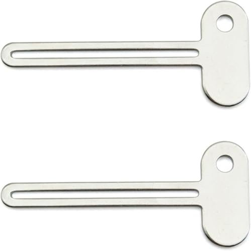 2 PCS Silver Key-Shaped Tube Squeezer Tool for Toothpaste and Creams,Squeezer Tube Squeezer Thin Tube for Hand Cream Face Cleanser Manual Toothpaste Squeezer,Bathroom Aids and Accessories
