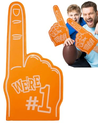 Generisch 2 Stück Schaumstoff Finger, Riesige Schaumstofffinger Gladiator, Große Klatschhand Hand Fan, Fächer Accessoires Aus Schaumstoff, Für Sport Cheerleading, 23x46cm