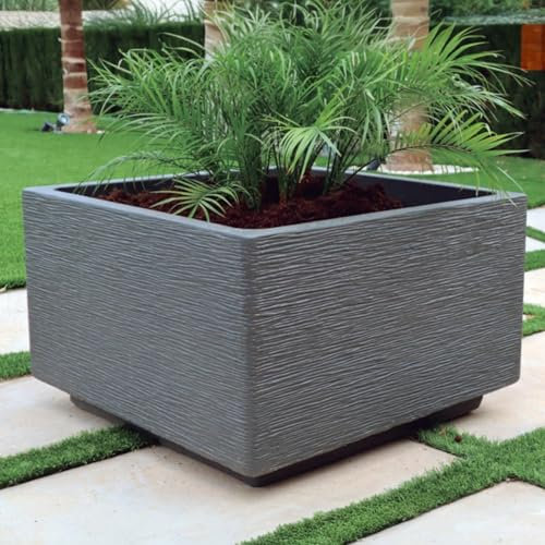 Genérico Macetero Grande “Maxi Cut” – Estilo y Funcionalidad para Jardines y Terrazas. Jardinera Gigante para árboles o Plantas.