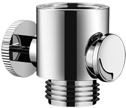 Absperrventil – Mini-Kugelhahn – Wasserregelungsbegrenzer | 20 mm ABS-Duschkopf-Abschaltung mit Griff | Durchfluss-Druckbegrenzer für Sprüher, Badezimmer-Wasserhahn