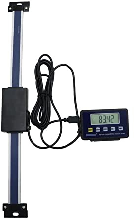 OLSKFUH Grille Linéaire, Échelle Numérique À Distance 0-150/200/300 Mm, Affichage De Table pour Pont, Fraiseuse, Tour, Règle Linéaire avec Base LCD,0-300mm